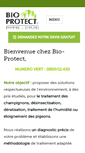 Mobile Screenshot of bioprotect.be