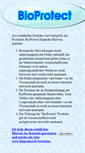 Mobile Screenshot of bioprotect.de